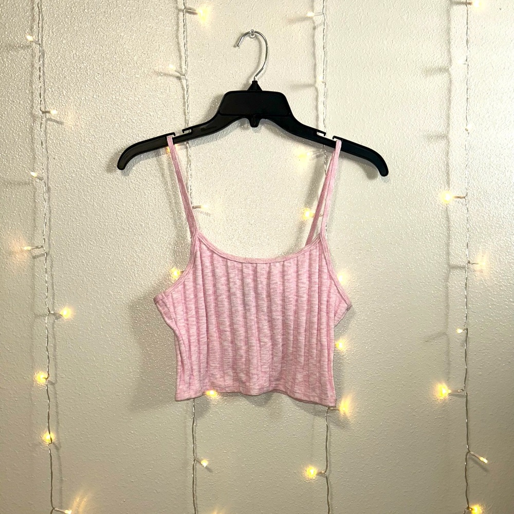 Pink Cami Crop Top